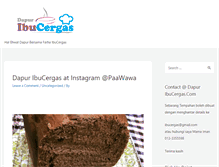 Tablet Screenshot of dapur.ibucergas.com